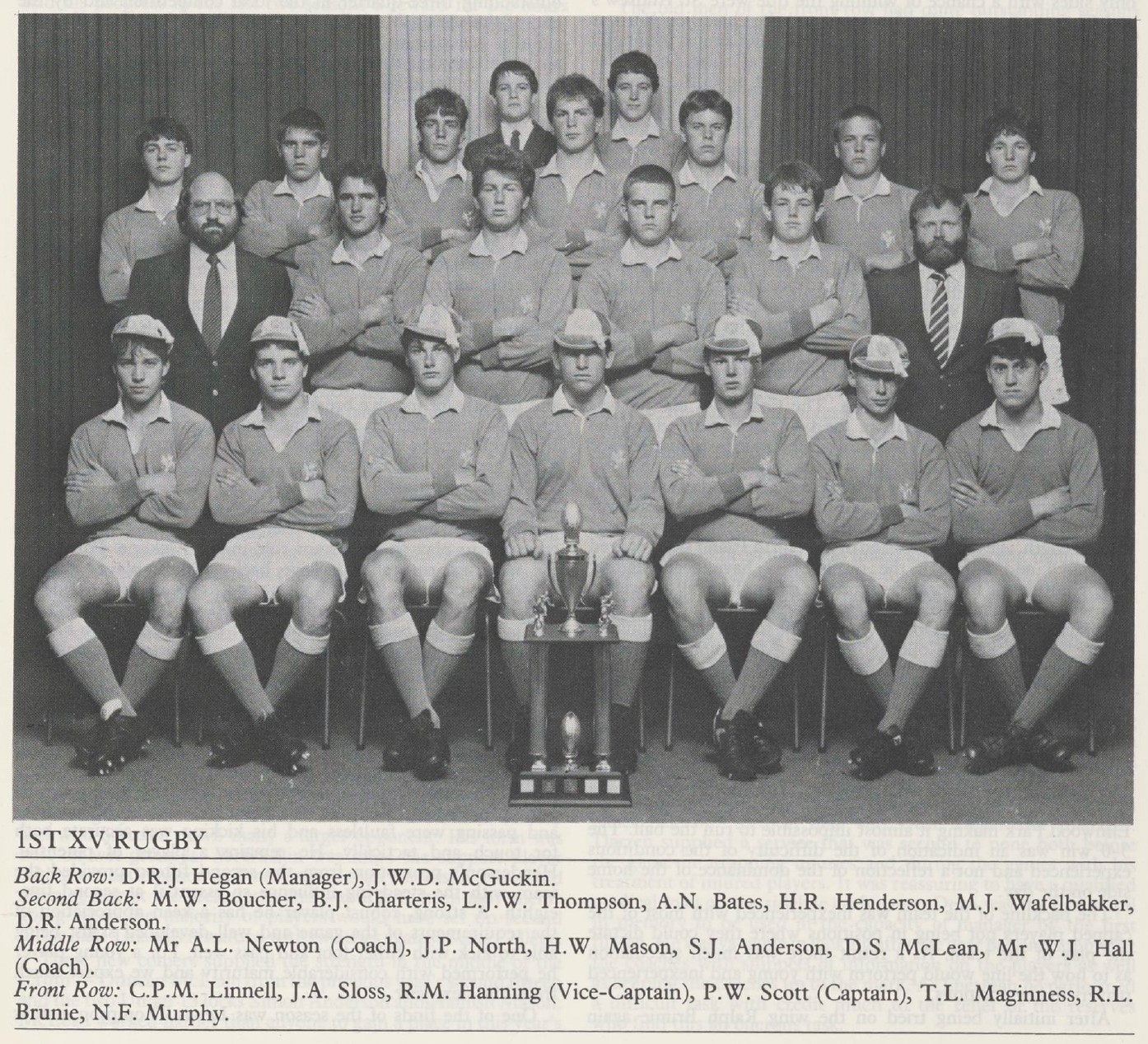 1986 1st XV