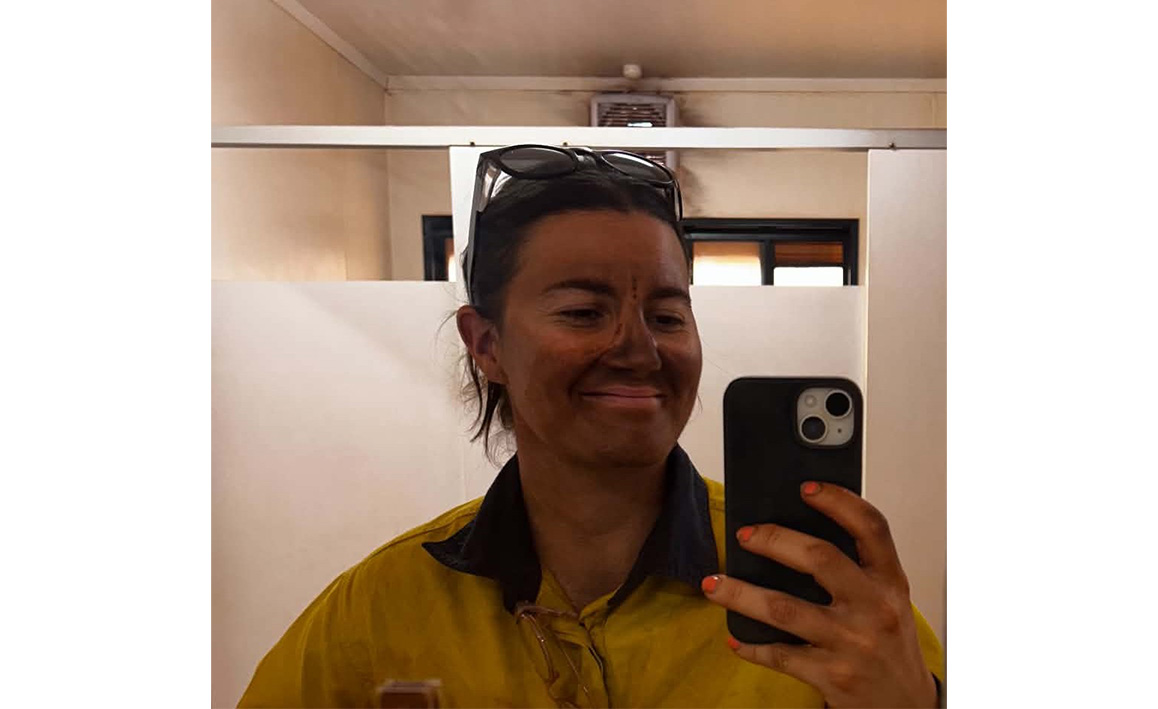 Corn in the mirror