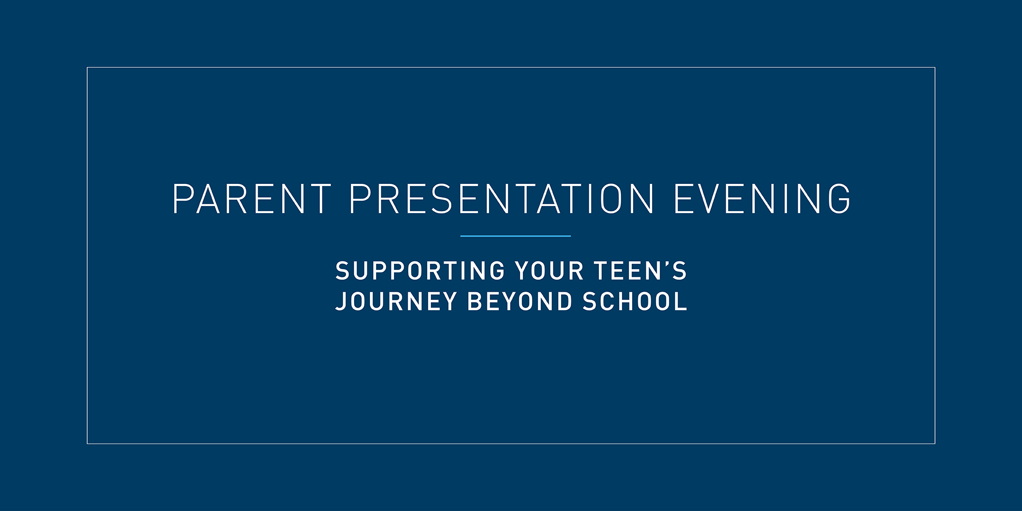 260619 Parent Info Evening